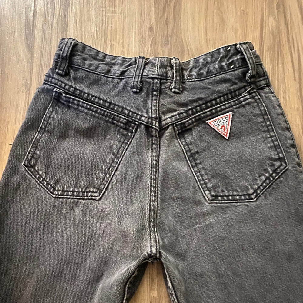 𝅺Vintage Guess Marciano Jeans Super High Waist MOM Zip Ankle Jeans